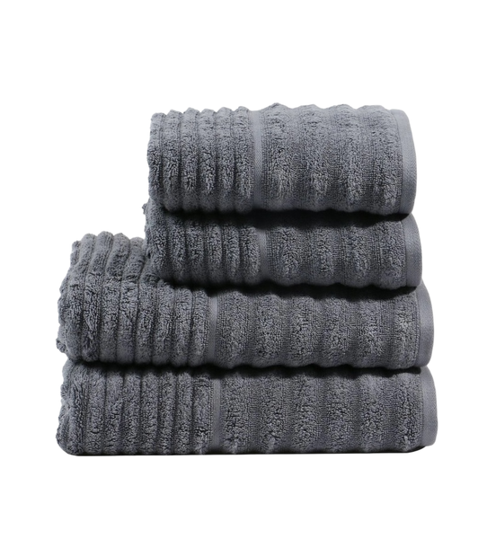 Wheeler Ribbed 4 Pack Towels