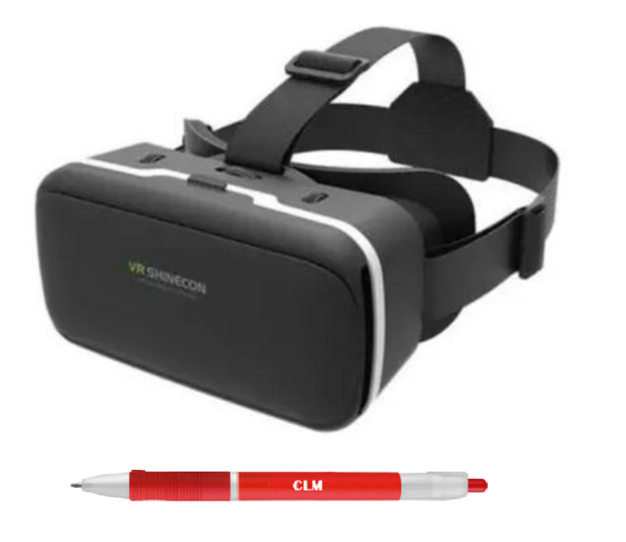 VR Shinecon - virtual reality glasses G06A with CLM pen