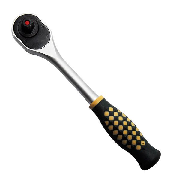 Force 1/2 Dr Ratchet Rubber Ergo Handle Thin Length = 255Mm 24 Teet