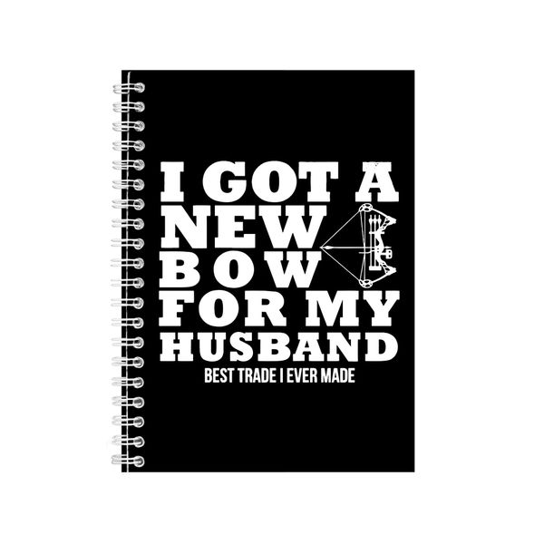 Bow Hunting Notebook Hunter Gift Idea Writing Book Notepad Pad 25