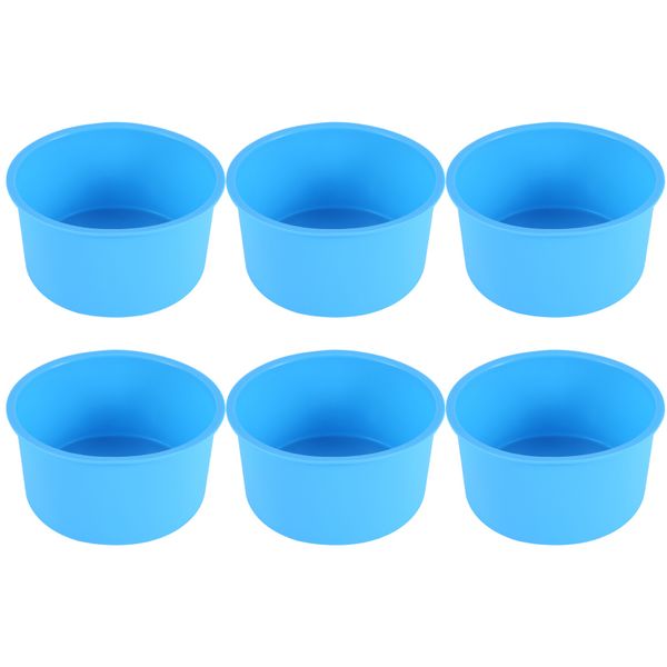 Silicone Mini Cake Molds 4 Inch Round Baking Pan Non-Stick Silicone Baking