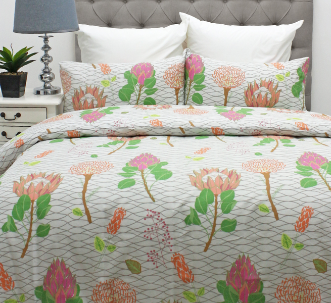 Sheraton Carolina Printed Duvet Cover Set