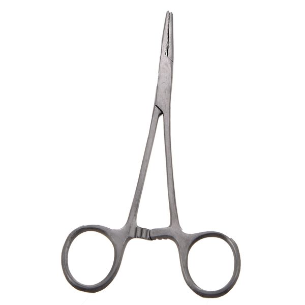 New 5" Fishing Stainless Steel Straight Hemostat Forceps Locking Clamps
