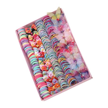 266 Pieecs Girls Multicolored Hair Ties Set, Beautiful Hair Accessories | Shop Today. Get it Tomorrow! | takealot.com