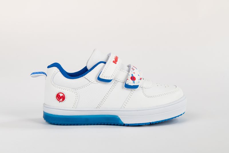 Bubblegummers - Boys Bright White Neon Sneakers