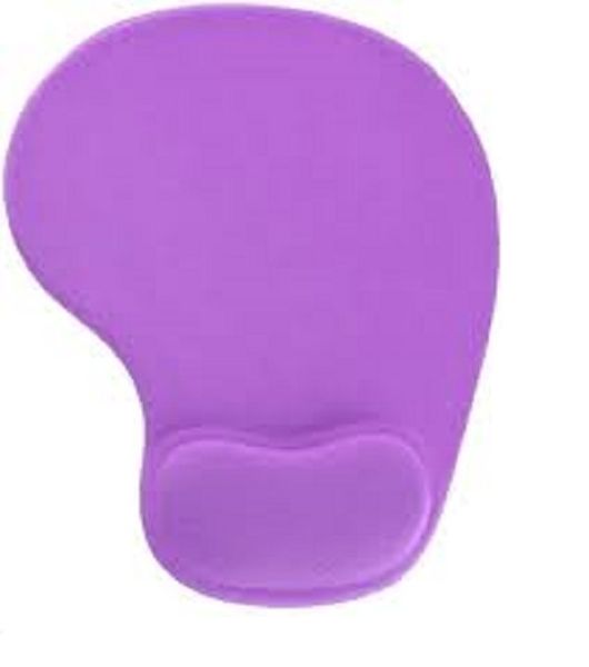 Ergonomic Mouse Pad with Gel Wrist Support Purple