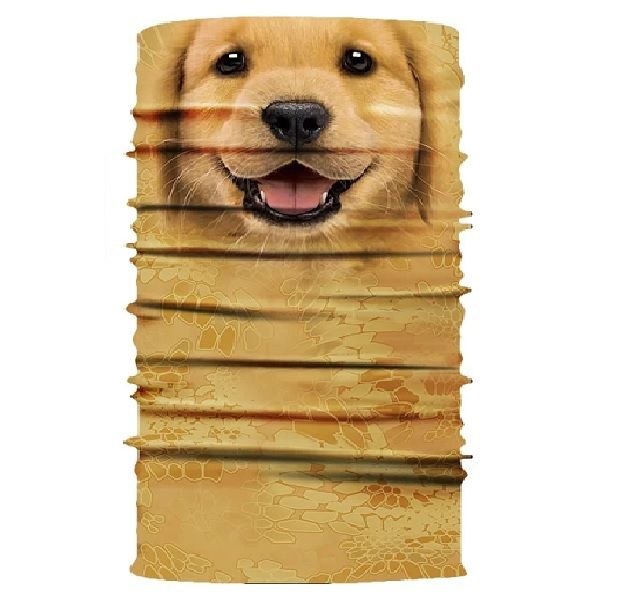 Mihuis 3D Brown Puppy Scarf Balaclava Face Mask