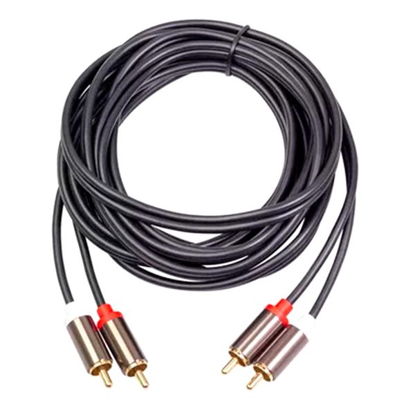 2Rca To 2 Rca Male To Male Audio Cable Gold-Plated Rca Audio Cable