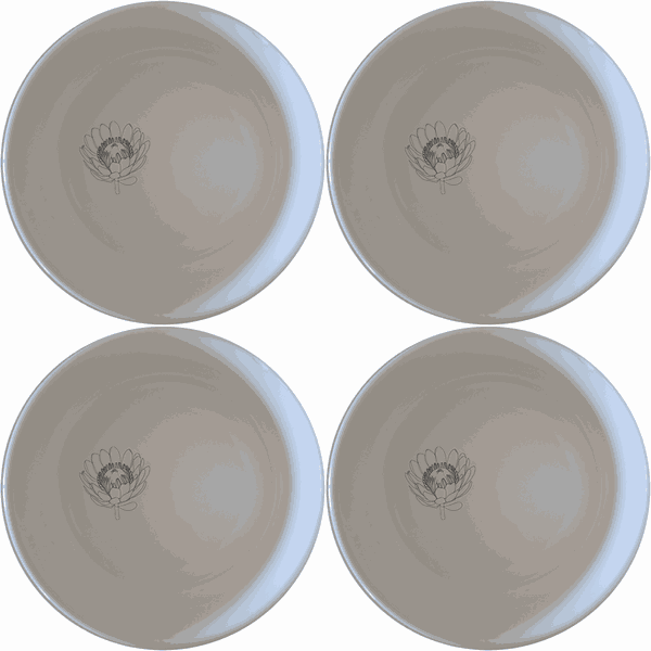 Pincushion Protea Flower Bowl Set of 4 - Range 2
