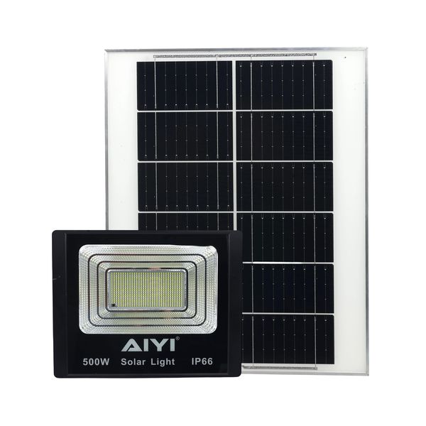 AIYI 500W Solar Flood Light with Remote AY399-032
