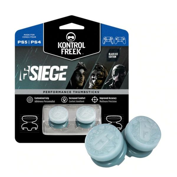 Freek Siege Performance Analog Thumb Sitcks/Grips for Playstation 4/5 Ice