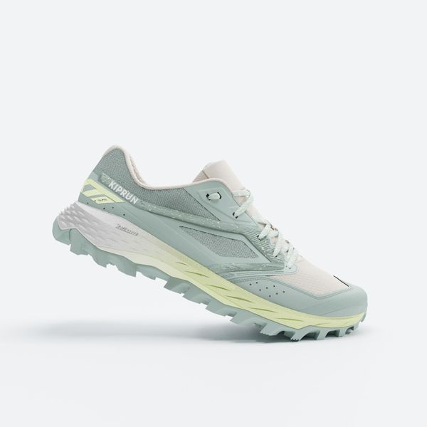 Kiprun XT8 Women's Trail Running Shoes - Green &amp; Yellow