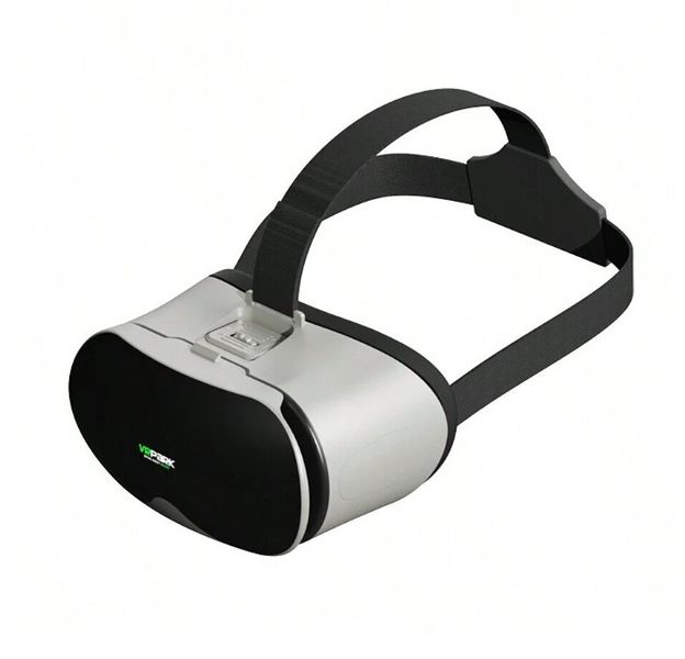 VRPARK - 3D Virtual Reality Headset With Eye Protection Lenses -White/Black