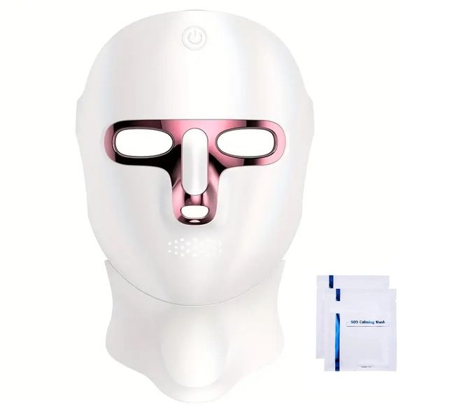 7 Color LED Multi Spectrum Robo Face Mask with SOS Sheet Mask