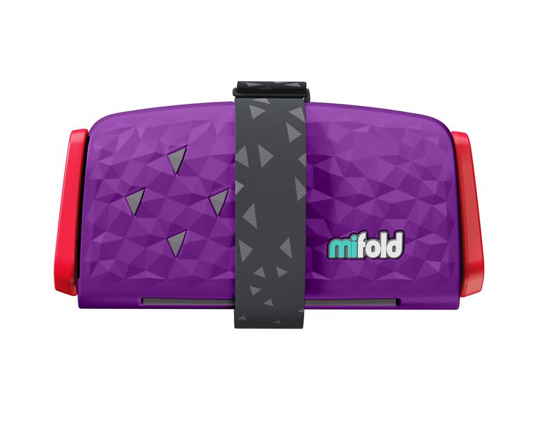 mifold Comfort Grab-and-Go Portable Travel Booster Seat Purple