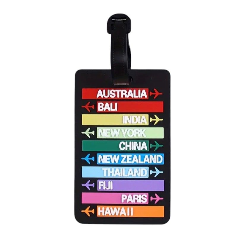 Colourful PVC Luggage Tag