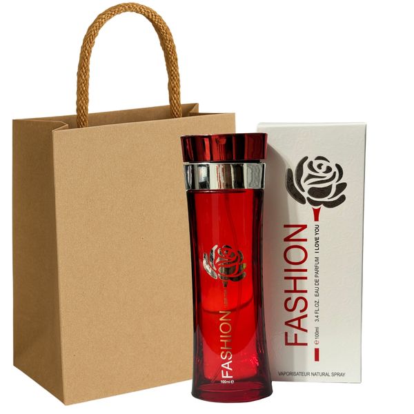 Fashion I Love You | 100ml Eau de Parfum for Women &amp; GiftBag COMBO