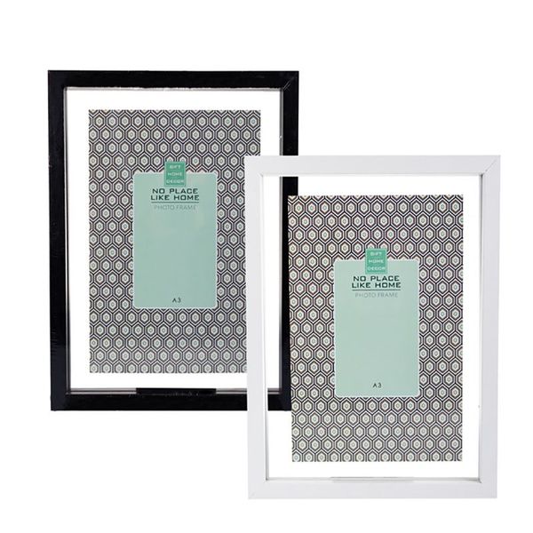 Bulk Pack x 2 Wooden Home Decor Picture Frame - A3