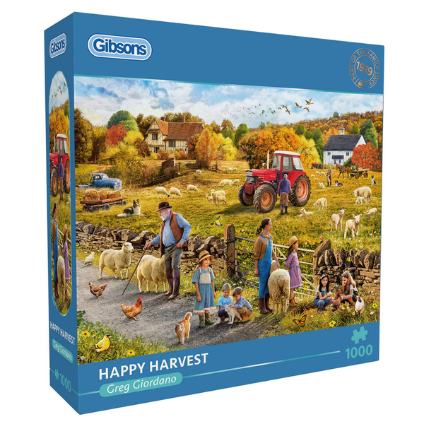 Gibsons - Happy Harvest - 1000 Piece Jigsaw Puzzle