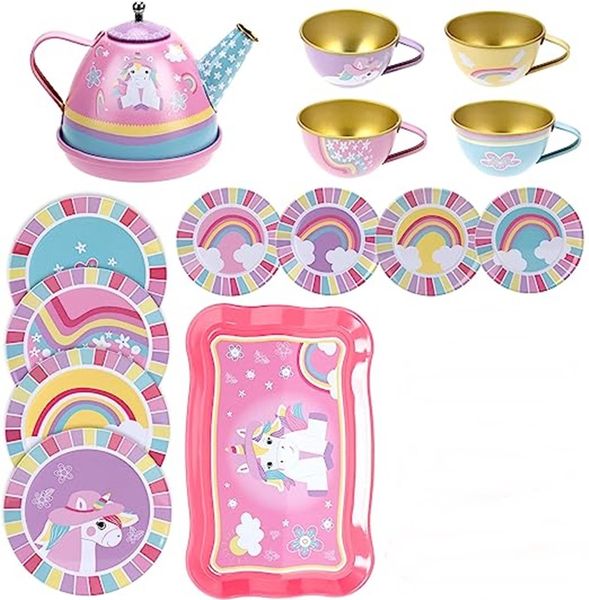 Tea Set for Kids 14 Piece - Unicorn Set