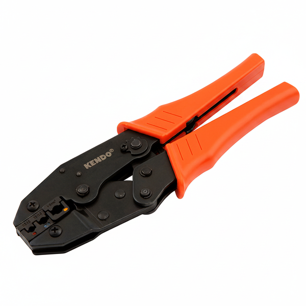 Kendo Crimping Plier 0.5-6mm Spring Loaded Tool for Wires &amp; Terminals