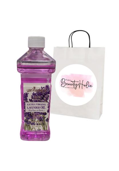 The Beautiholic Extra Virgin Lavender Massage Oil For Face &amp; Body (1L)