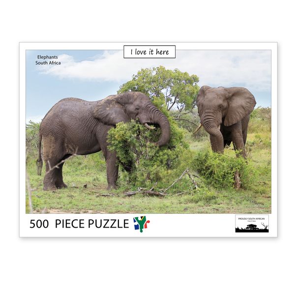 Elephants 500 piece Jigsaw Puzzle