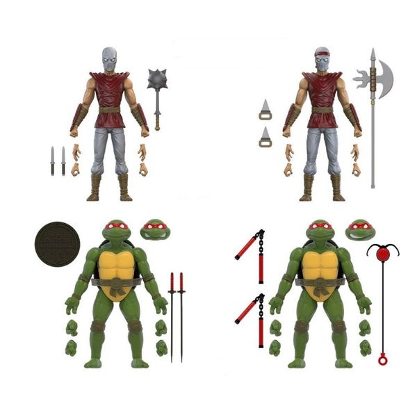 BST AXN TMNT Classic Comic PX Figure 4PC Box Set 1