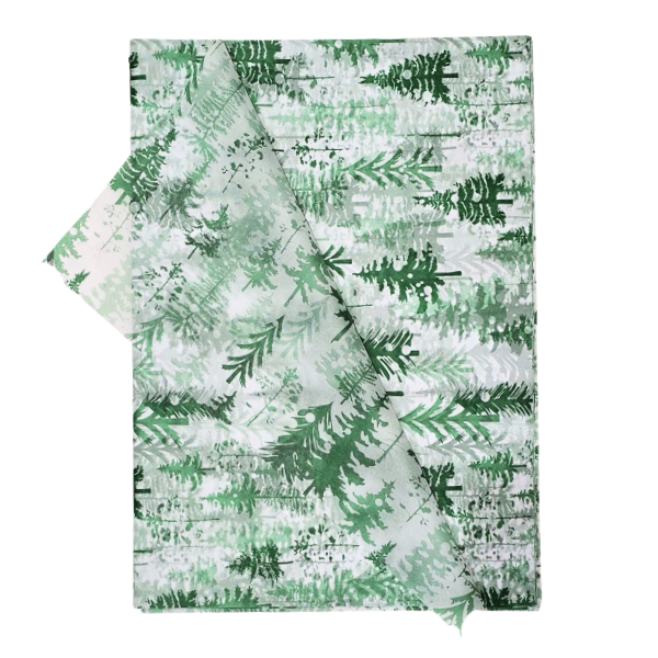 Christmas Tree Tissue Paper 50x70cm - 25 Sheets (17gsm Festive Wrap)