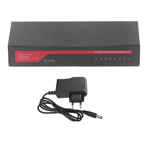 8-Port Gigabit POE Switch Wall Mount