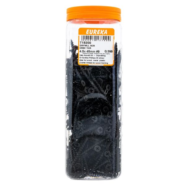EUREKA Drywall Screw Coarse Thread 4.5 x 45mm #9 Q:350 T1B200