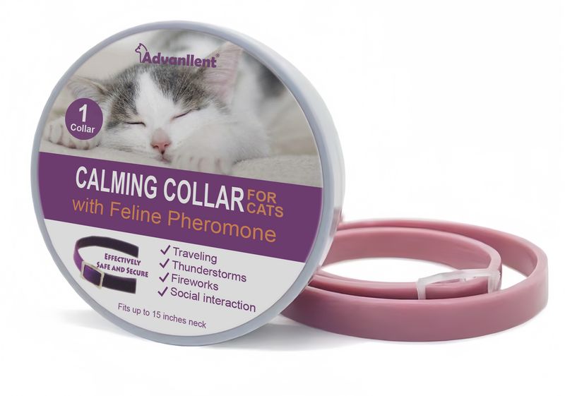 Calming Anti-Anxiety Cat Collar - Adjustable and Non-Toxic