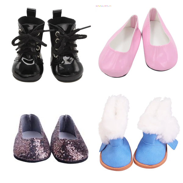 18'/46cm Soft Body Doll Shoe &amp; Boot - Pack #3