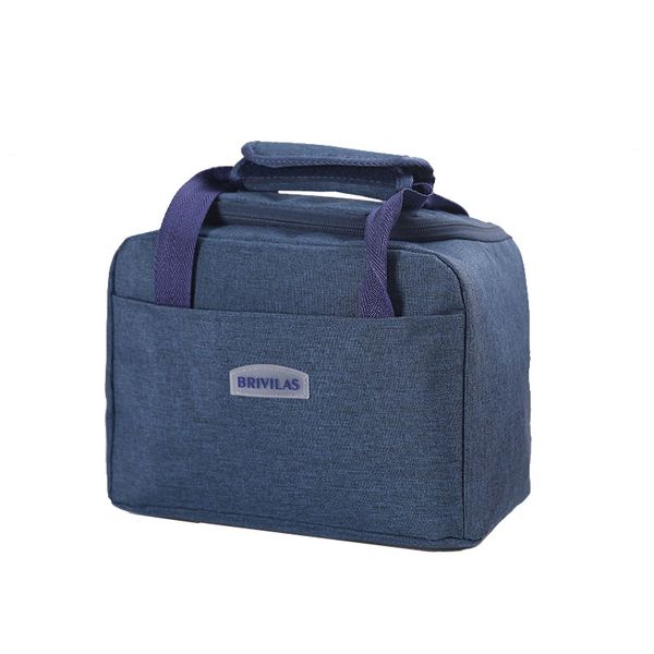 Navy Wraterproof Thermal Insulated Lunch Bag