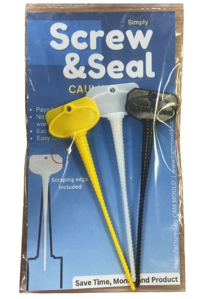 Screw &amp; Seal Caulk Stopper