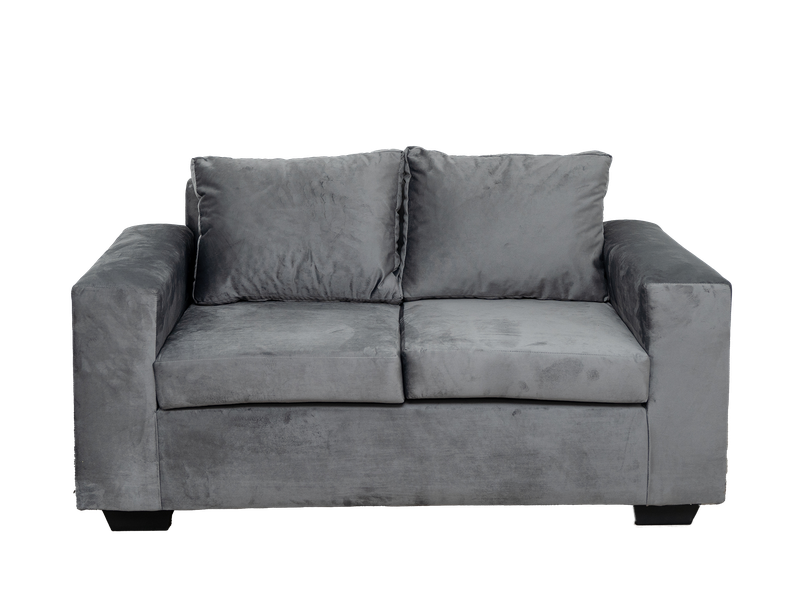 Dimension 2 Seater Sofa - Grey Velvet