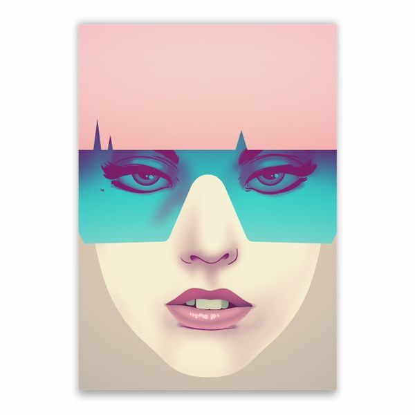 Lady Gaga Cartoon Poster - A1