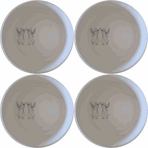 Silhouette Angel Trumpet Bowl Set of 4 - Range 1