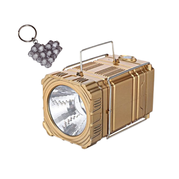 AB-TY28 Rechargeable Solar Powered Camping Light 800Mah And Keyholder