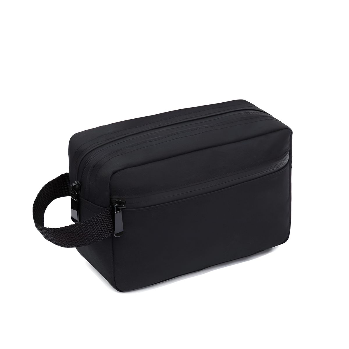 Black Toiletry Bag for Men Large Travel Wash Bag