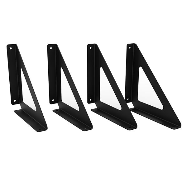 010Products Wall Mount Shelf Heavy Duty Brackets Home/Office-8 inch-4 Pack
