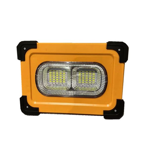 Portable Spotlight USB And Solar Rechargeable LED Light 8 Hours Power Bank