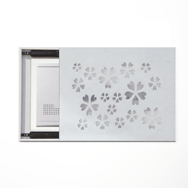 Metal Left-Push Hide Meter Electric Meter Box Decor(for 35x25cm) 45x35cm