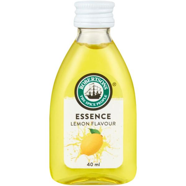 Robertson's Lemon Essence (10 x 40ml) - High Quality Baking Flavourant