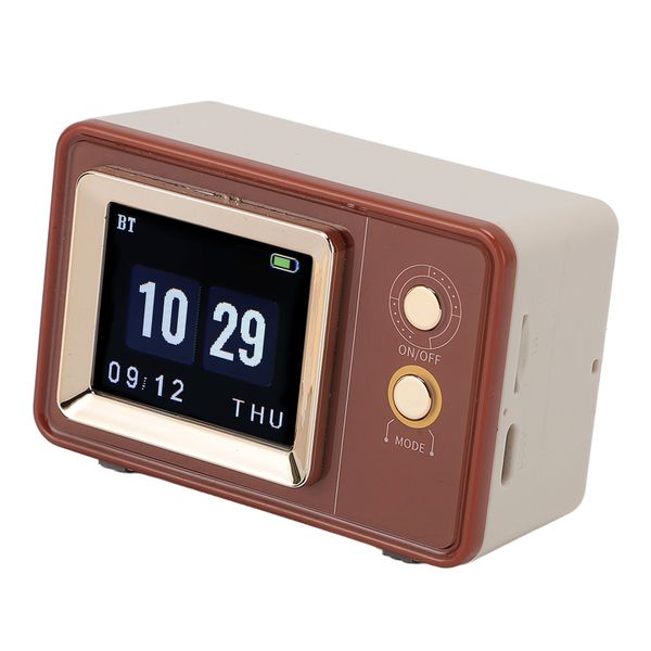 Retro BT Speaker, Stereo, Lyric Display