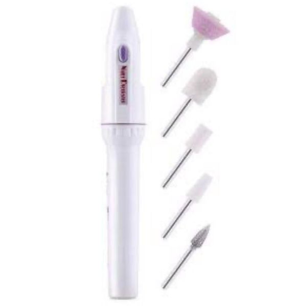 Portable 5-In -1 Electric Manicure &amp; Pedicure Nail Drill File Grinder -Kit