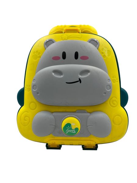 Grey Hippo Beach Trolley Box - Sandcastle Building Play Set