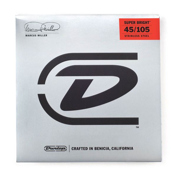 Dunlop Steel Bass Strings 45/105 Super Bright