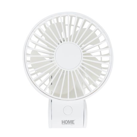 Home Quip Foldable USB Rechargeable Travel Fan - White Image