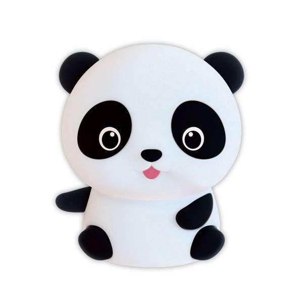 Tap-to-Glow Panda Night Light - 30-Min Timer, 3 Warm Lights, soft touch